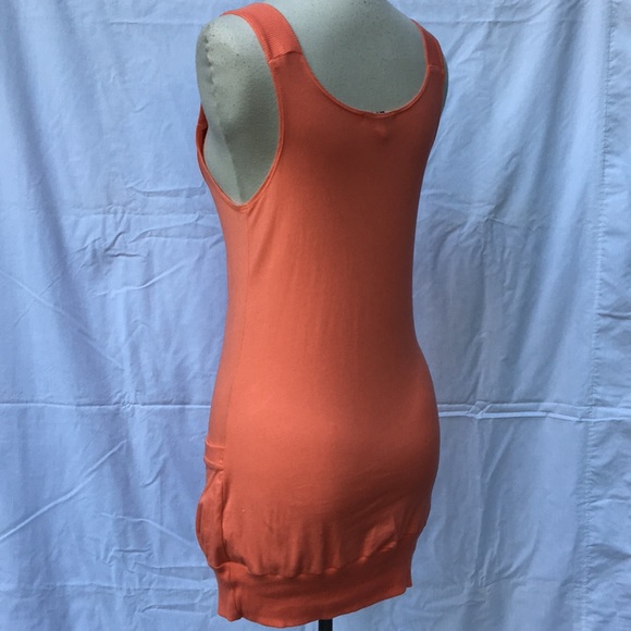 Coral Jumper Dress - Picture 2 of 2